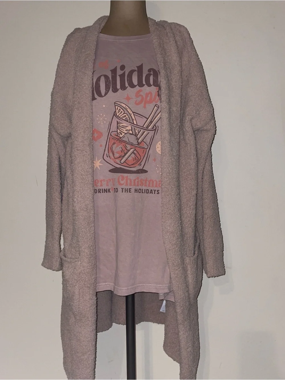 SIZE 2X outfit -NWT tee-REVLON-shawl
